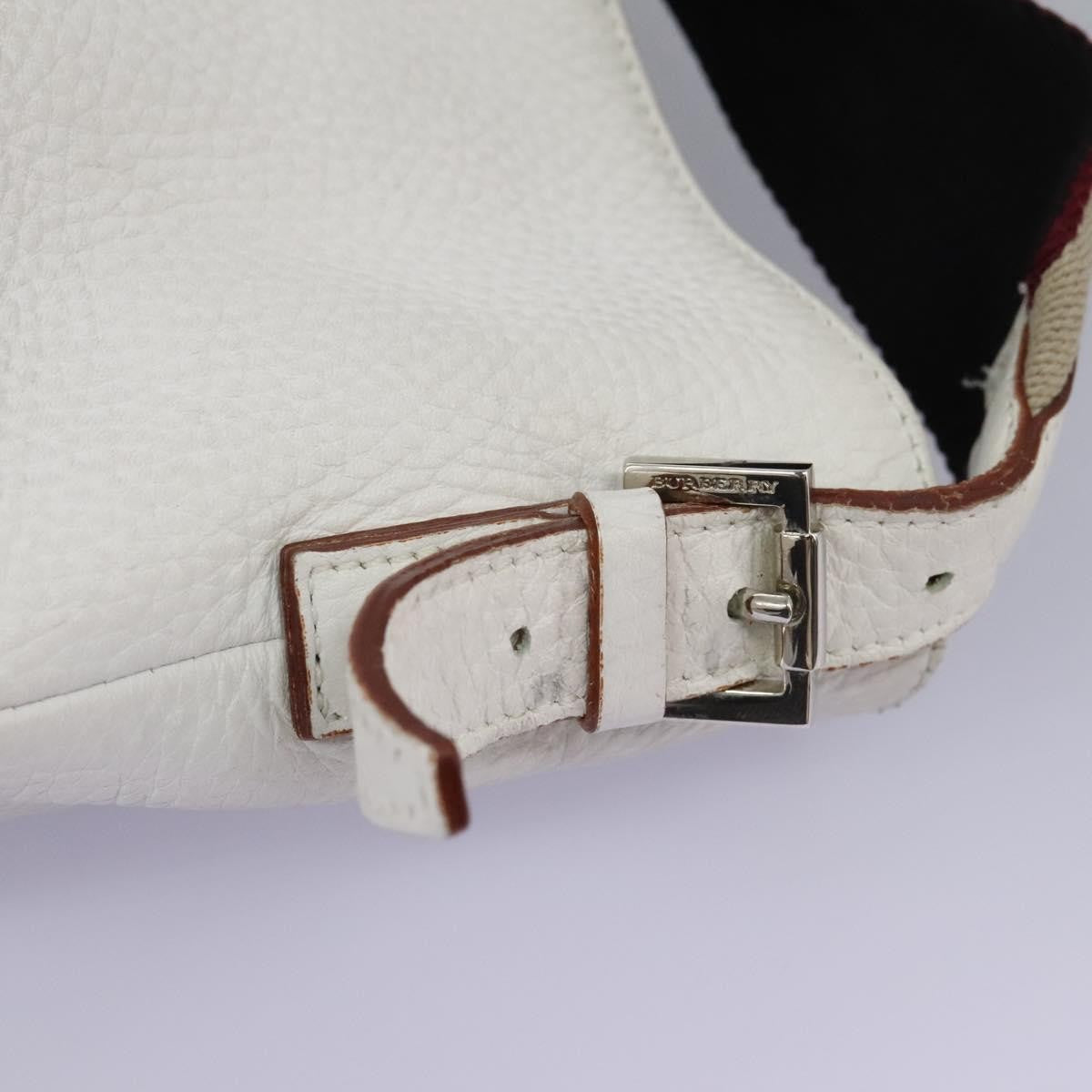 Burberry Shoulder Bag Leather, WHITE, LEATHER, Shoulder bag