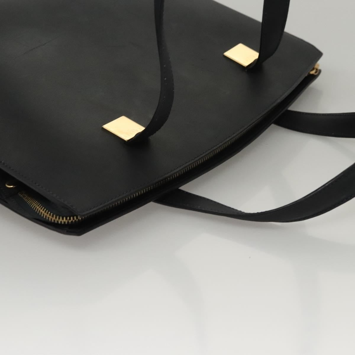 Celine Handbag Leather, NAVY, LEATHER, Handbag