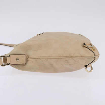 Gucci Abbey D-Ring Messenger Bag Guccissima leather, BEIGE, LEATHER, Shoulder bag