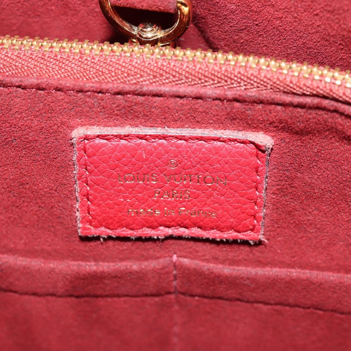 Louis Vuitton Kimono Handbag Monogram Canvas and Leather, Red, Canvas, Handbag