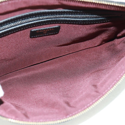 Chanel Lucky Charms Reissue 2.55 O Case Clutch Quilted Aged Calfskin, Black, Leather, Clutch