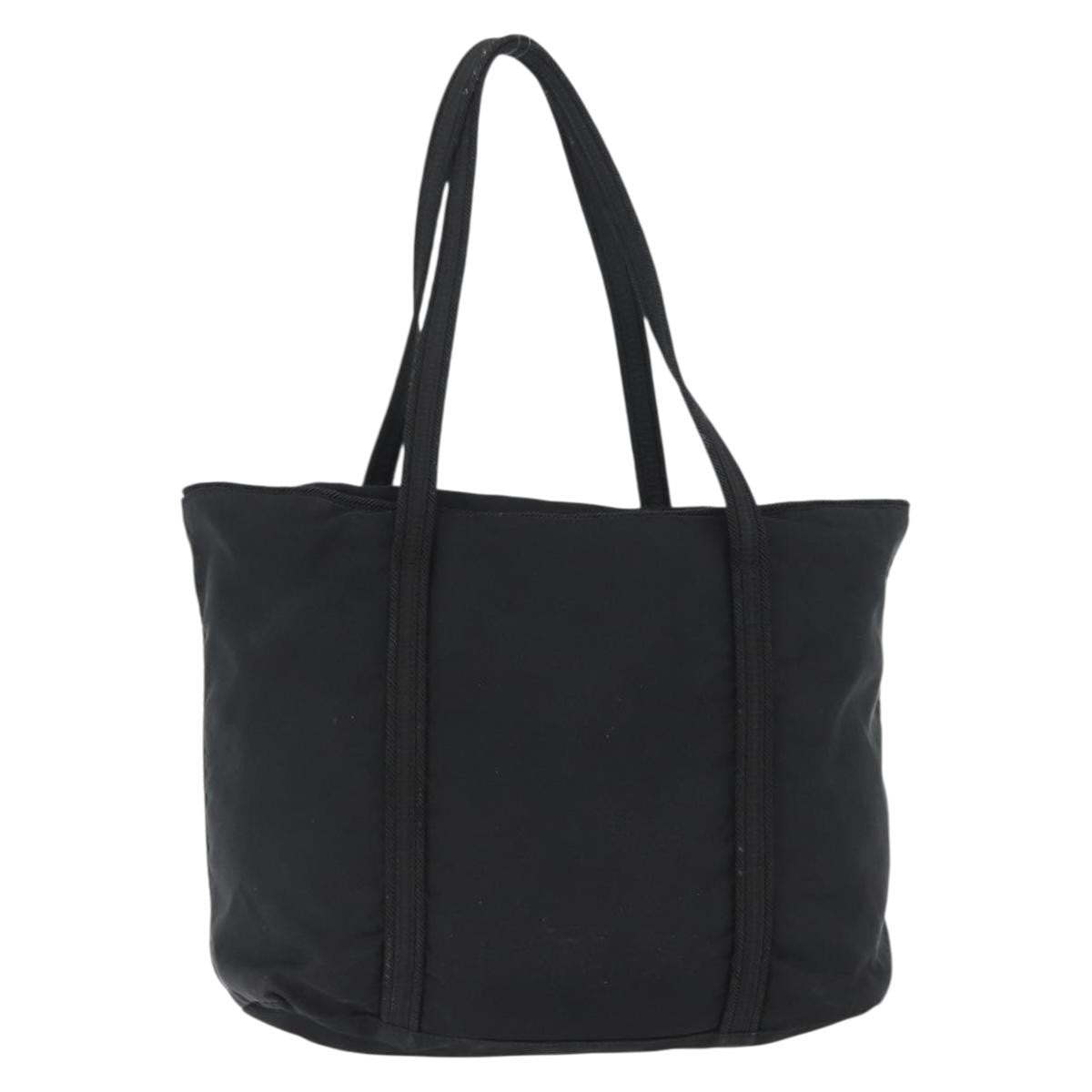 Prada Vintage Zip Tote Tessuto, BLACK, NYLON, Tote bag