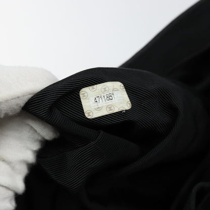 Chanel Vintage Lock Briefcase Caviar, BLACK, LEATHER, Briefcase