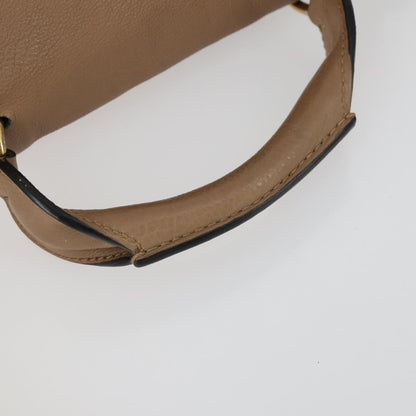Chloe Elsie Convertible Satchel Leather, BEIGE, LEATHER, Handbag