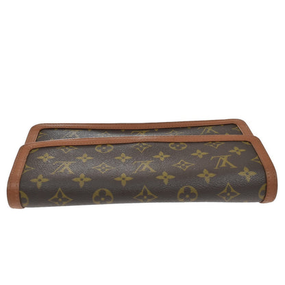 Louis Vuitton Dame Pochette Monogram Canvas, BROWN, CANVAS, Clutche & pouche