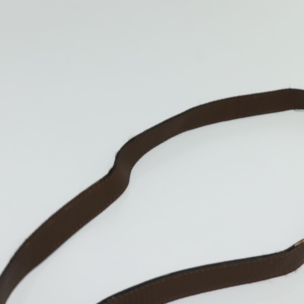 Celine Circle logo Suede and Leather, BROWN, SUEDE, Shoulder bag