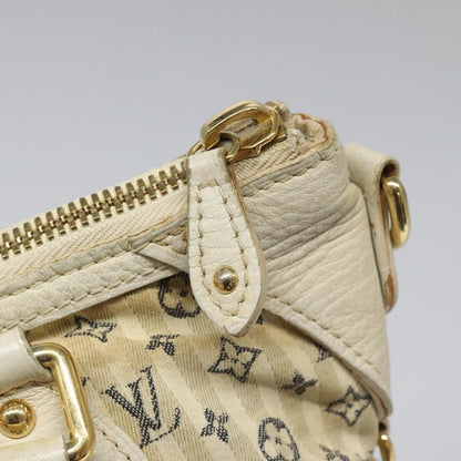Louis Vuitton Marina Handbag Mini Lin Croisette, BEIGE, CANVAS, Handbag
