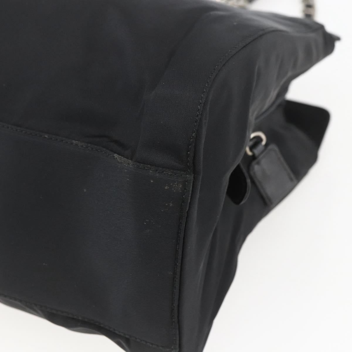 Prada Vintage Shoulder Bag Tessuto, BLACK, NYLON, Shoulder bag