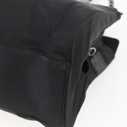 Prada Vintage Shoulder Bag Tessuto, BLACK, NYLON, Shoulder bag