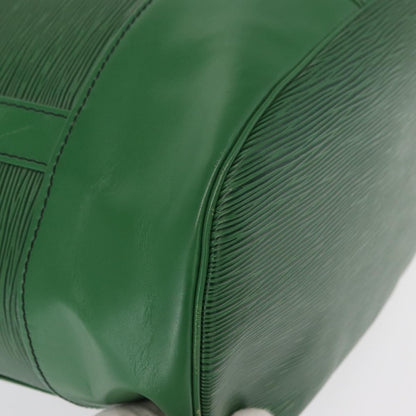 Louis Vuitton Randonnee Backpack Epi Leather, GREEN, LEATHER, Shoulder bag