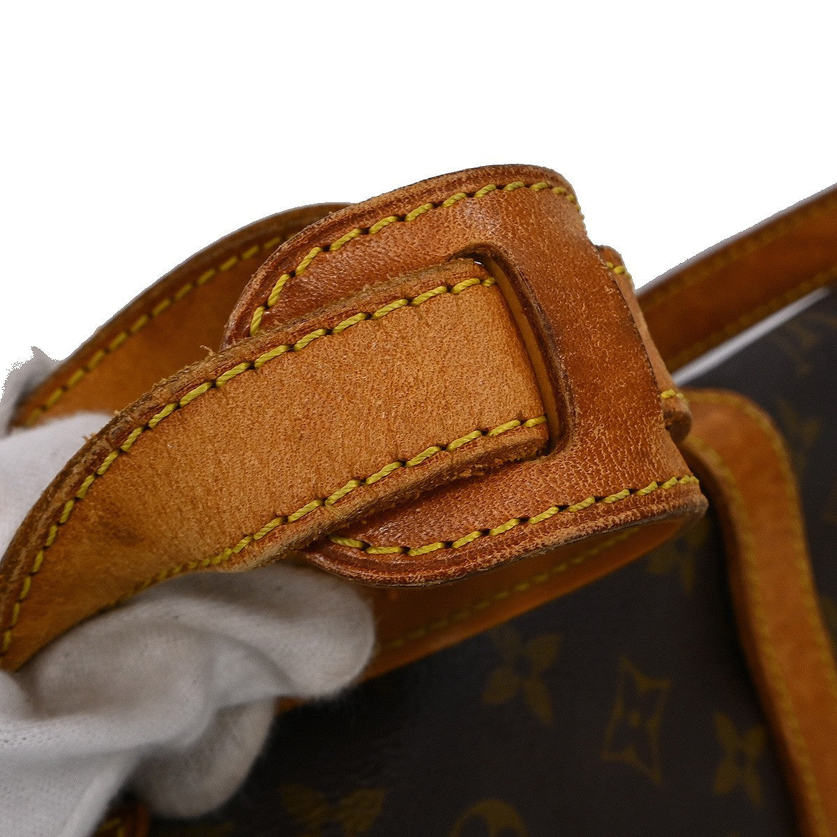 Louis Vuitton Saumur Handbag Monogram Canvas, Brown, Canvas, Shoulder Bag