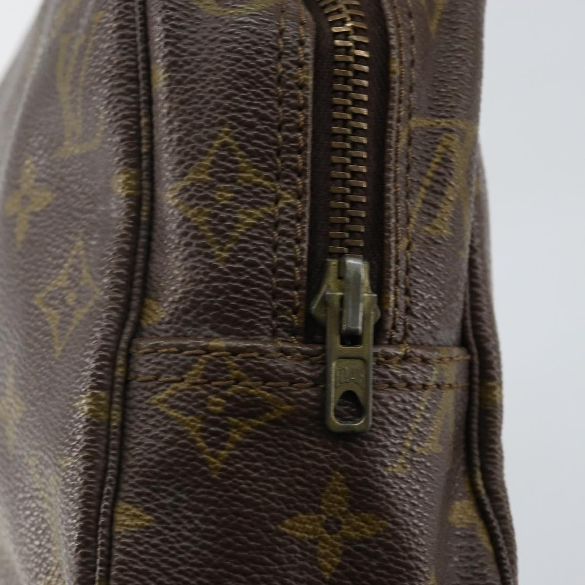 Louis Vuitton Trousse Toiletry Pouch Monogram Canvas, BROWN, CANVAS, Toiletry Case