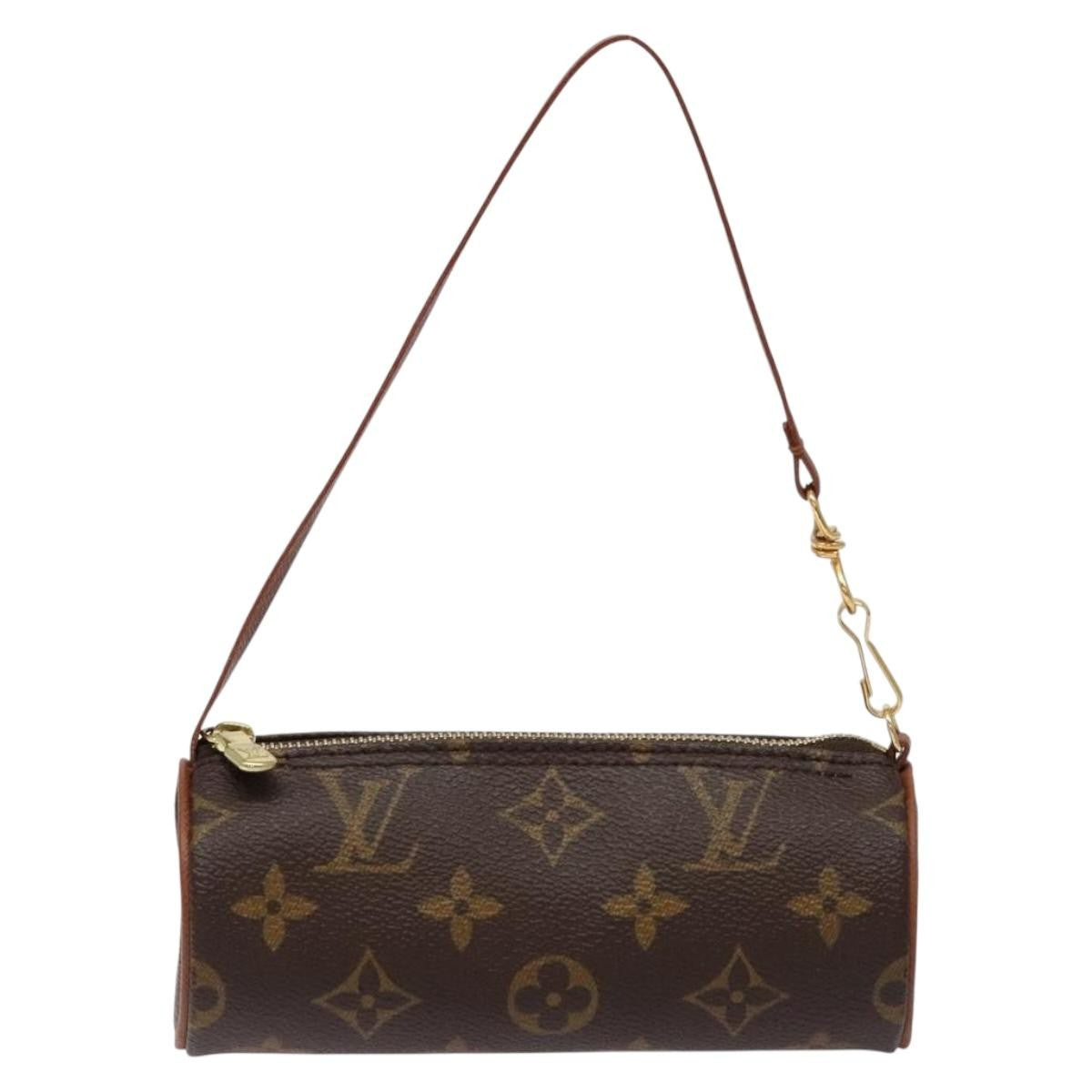 Louis Vuitton Papillon Pochette Monogram Canvas, BROWN, CANVAS, Handbag