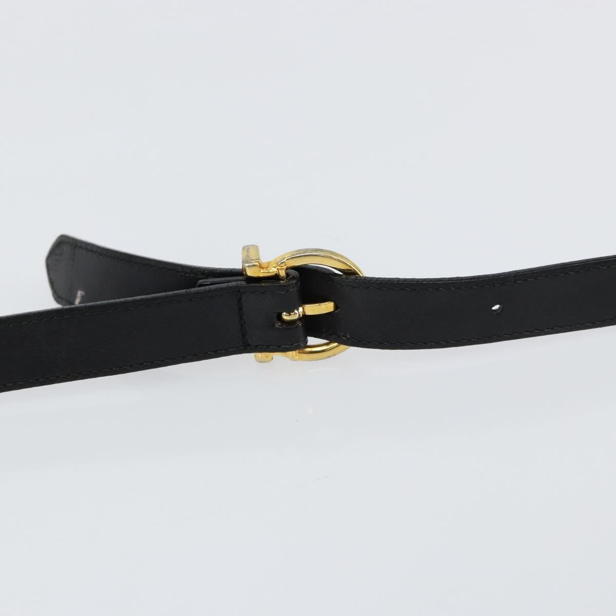 Salvatore Ferragamo Gancini Convertible Top Handle Bag Leather, BLACK, LEATHER, Handbag