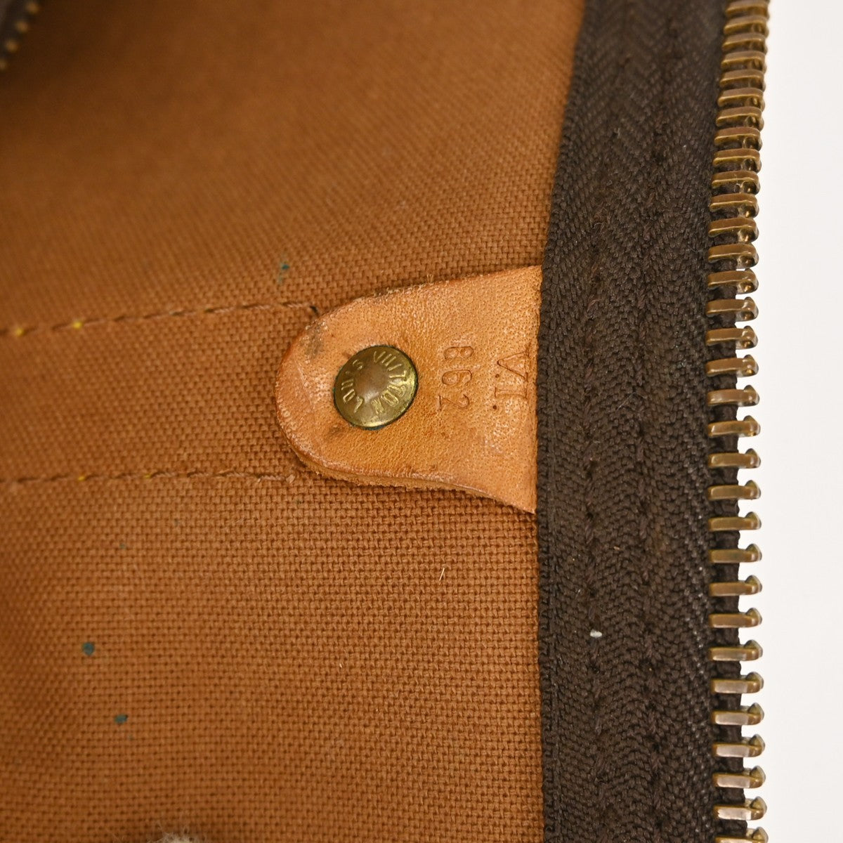Louis Vuitton Keepall Bag Monogram Canvas, BROWN, CANVAS, Travel bag