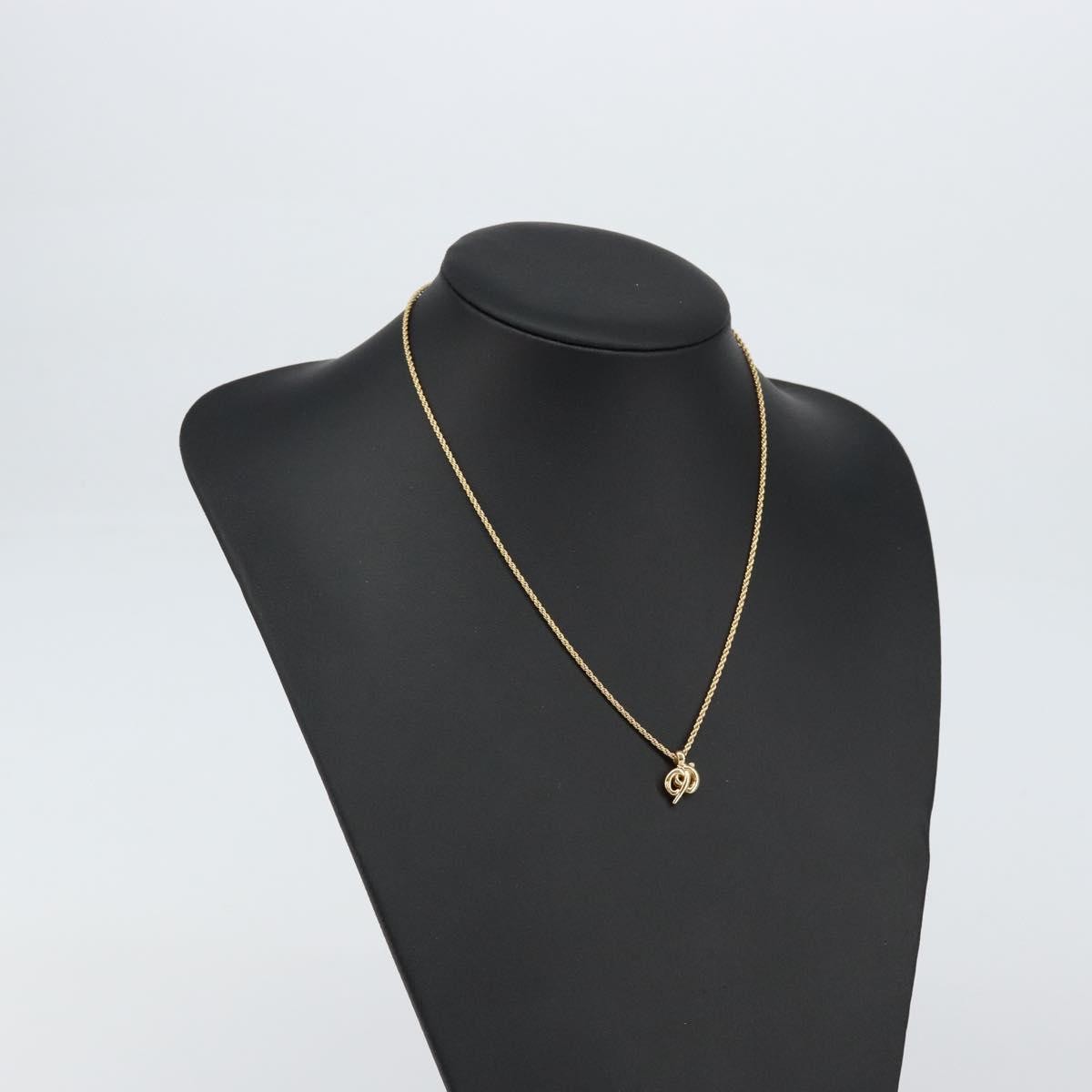 Christian Dior CD Logo necklace Metal, GOLD, METAL, Necklace