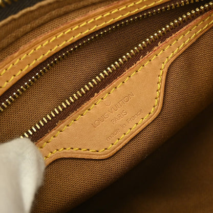 Louis Vuitton Trotteur Handbag Monogram Canvas, Brown, Canvas, Shoulder Bag