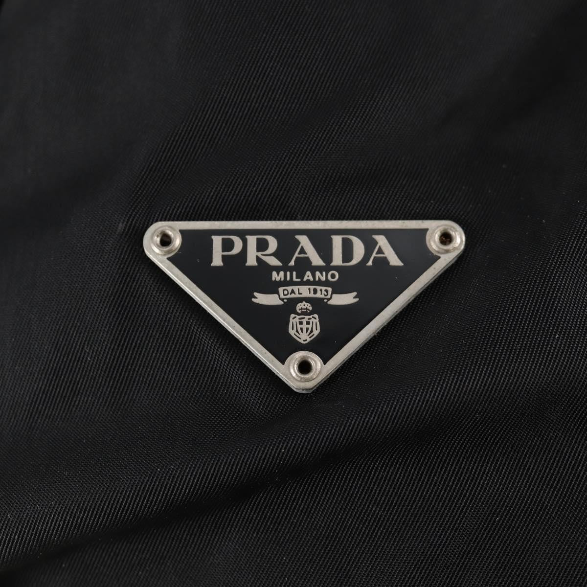 Prada Vintage Shoulder Bag Tessuto, Black, Nylon, Shoulder Bag
