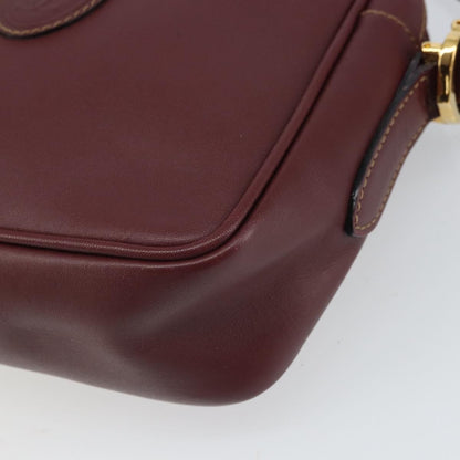 cartier Must de Cartier Shoulder Bag Leather, BURGUNDY, LEATHER, Shoulder bag