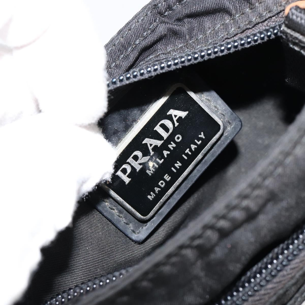 Prada Flat Messenger Bag Tessuto, BLACK, NYLON, Shoulder bag
