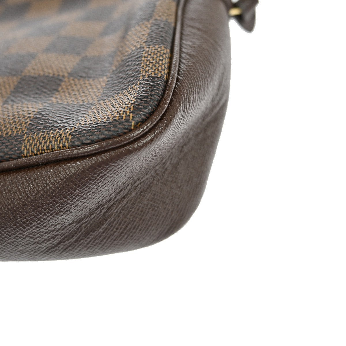 Louis Vuitton Trousse Make Up Bag Damier Canvas, BROWN, CANVAS, Clutche & pouche