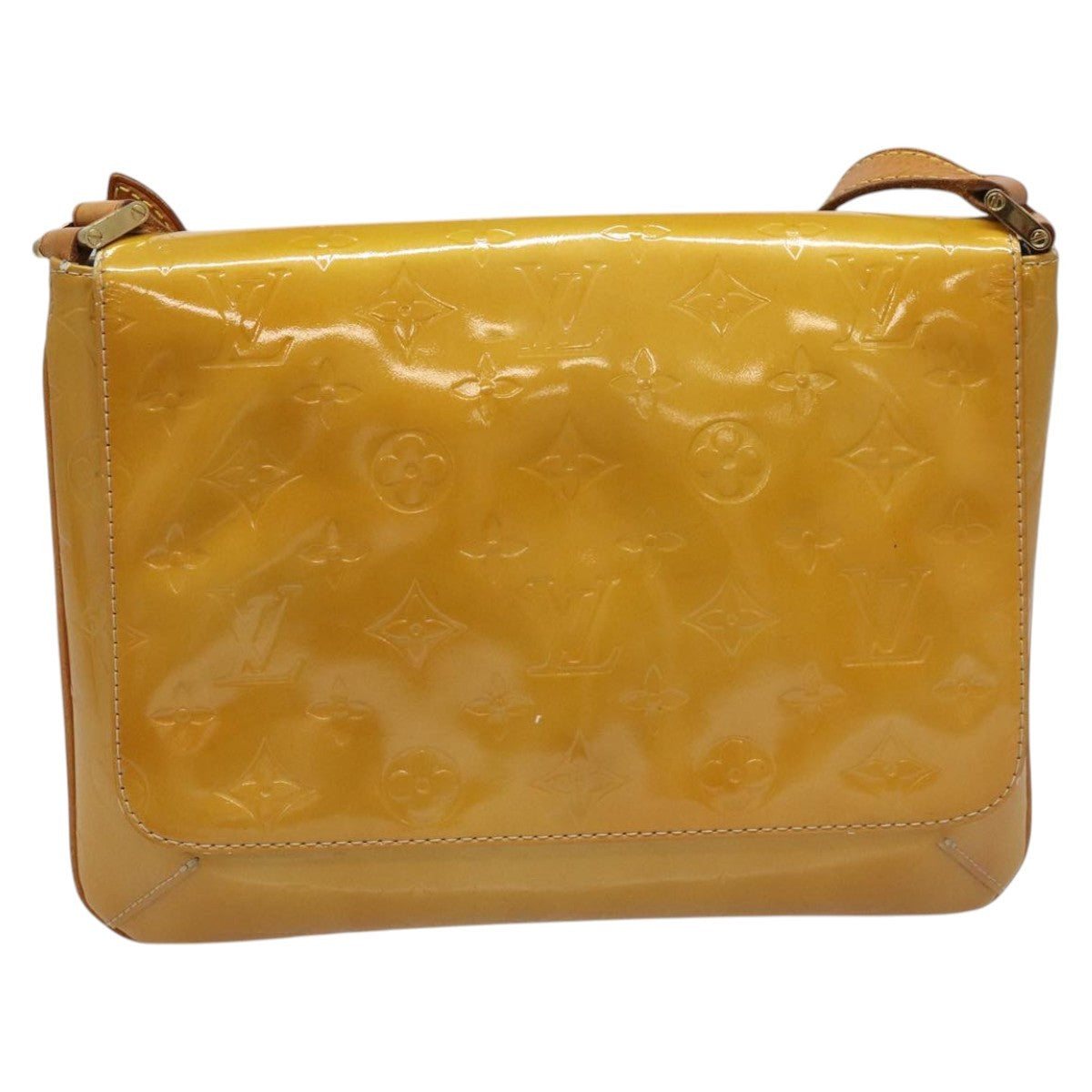 Louis Vuitton Thompson Street Handbag Monogram Vernis, BEIGE, PATENT_LEATHER, Handbag