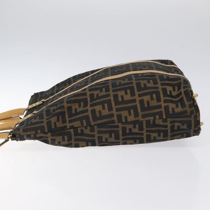 Fendi Vintage Top Handle Bag Zucca canvas, BLACK, CANVAS, Tote bag