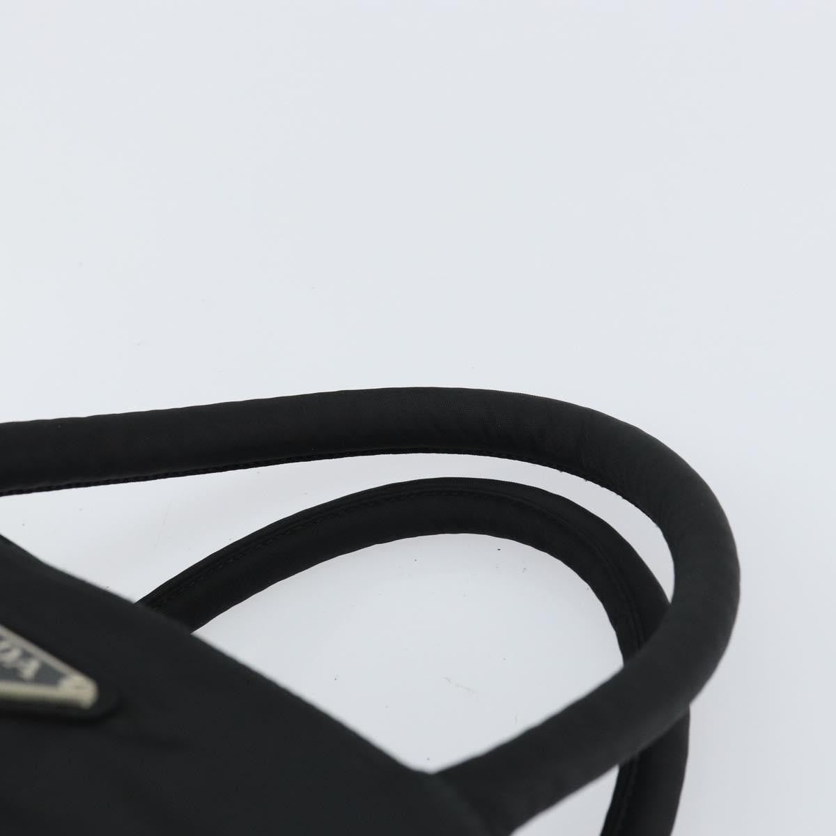 Prada Vintage Zip Tote Tessuto, BLACK, NYLON, Tote bag