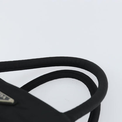 Prada Vintage Zip Tote Tessuto, BLACK, NYLON, Tote bag