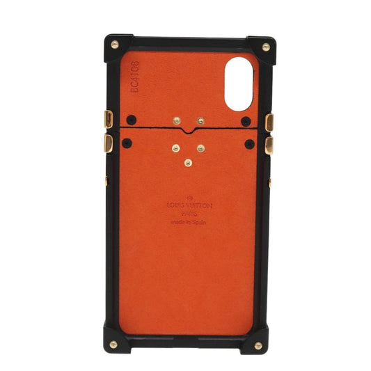 Louis Vuitton Phone case for iPhone X/XS Monogram canvas, BLACK, CANVAS, Clutche & pouche