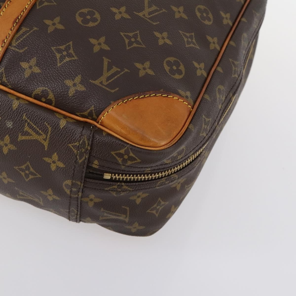 Louis Vuitton Sirius Handbag Monogram Canvas, BROWN, CANVAS, Travel bag