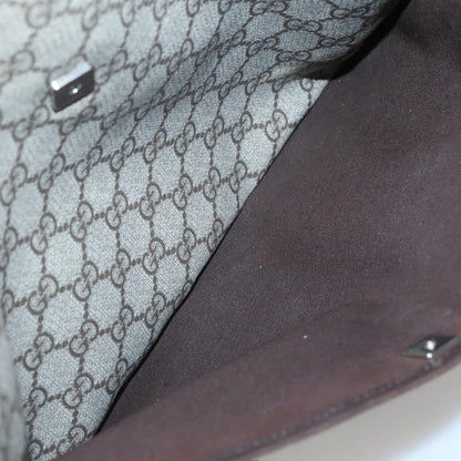 Gucci Zip Top Messenger Bag GG Coated Canvas, BEIGE, CANVAS, Shoulder bag