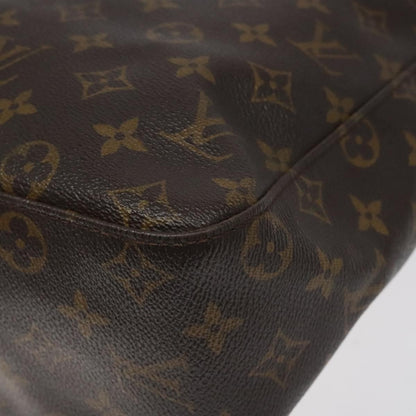 Louis Vuitton Looping Handbag Monogram Canvas, BROWN, CANVAS, Handbag