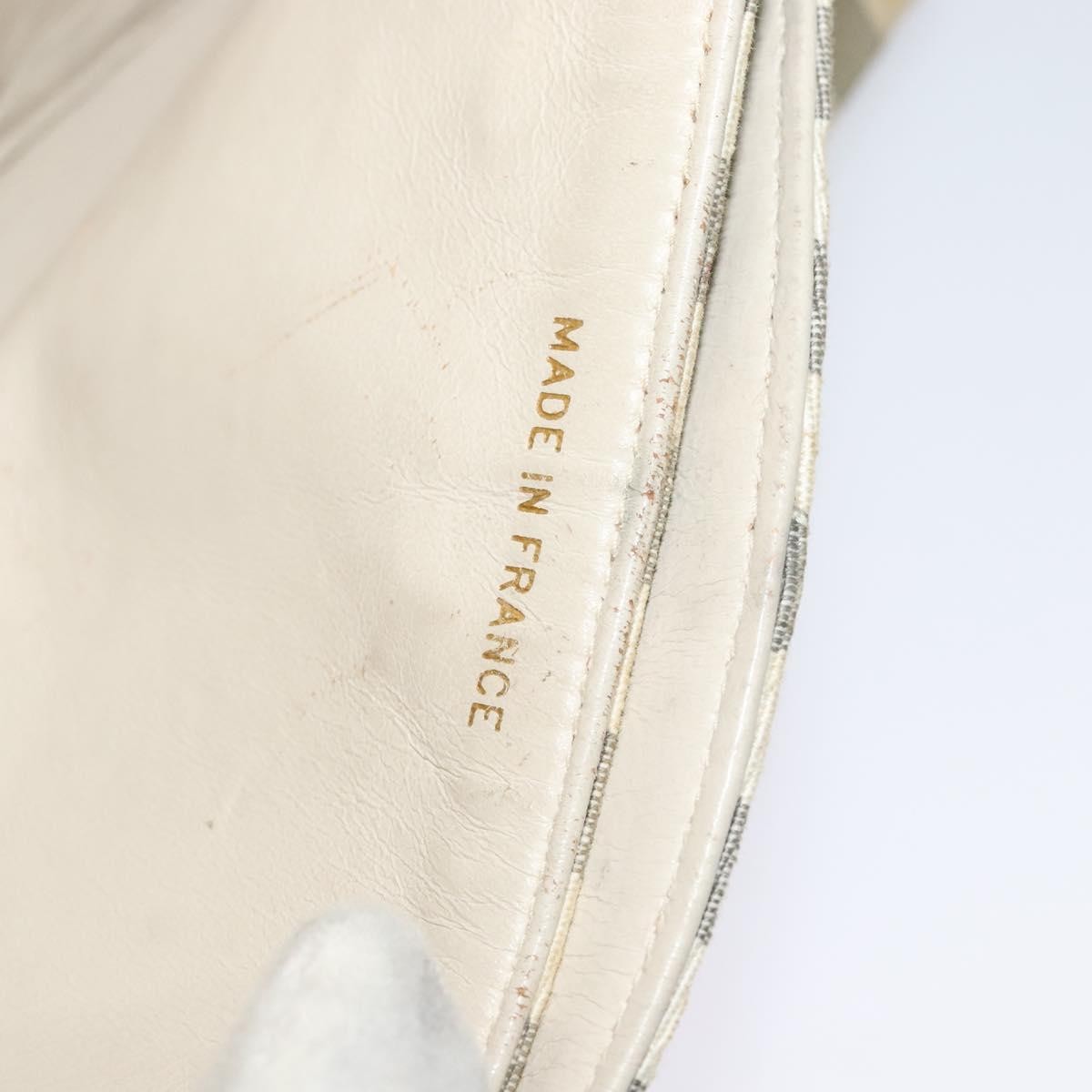 Chanel Vintage Classic Double Flap Bag Quilted Denim, GRAY, CANVAS, Handbag