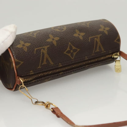 Louis Vuitton Papillon Pochette Monogram Canvas, BROWN, CANVAS, Clutche & pouche