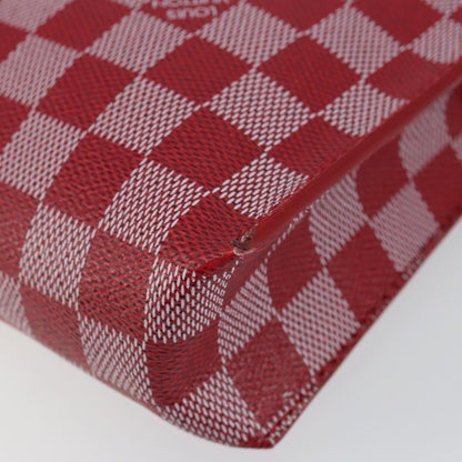 Louis Vuitton Modul Handbag Damier Couleurs, RED, CANVAS, Clutche & pouche