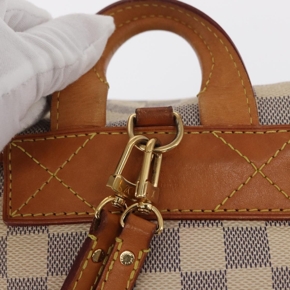Louis Vuitton Sperone Backpack Damier, WHITE, CANVAS, Backpack
