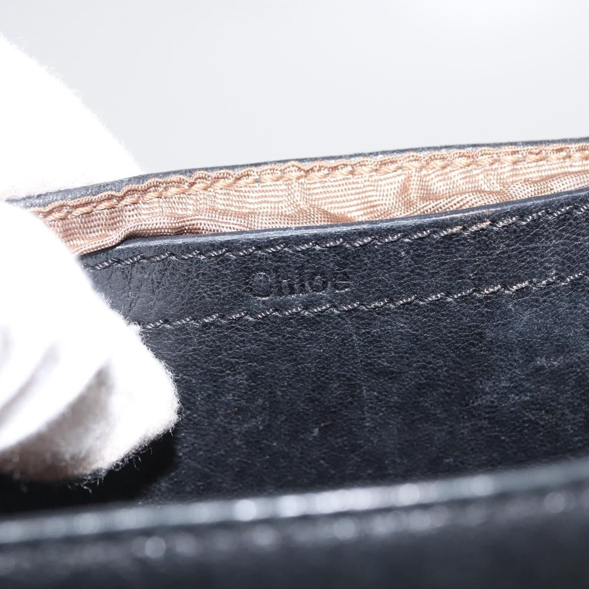Chloe Lily Shoulder bag Leather, BLACK, LEATHER, Shoulder bag