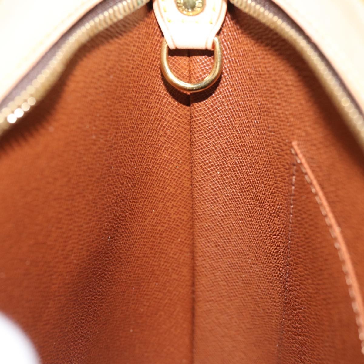 Louis Vuitton Drouot Handbag Monogram Canvas, BROWN, CANVAS, Shoulder bag