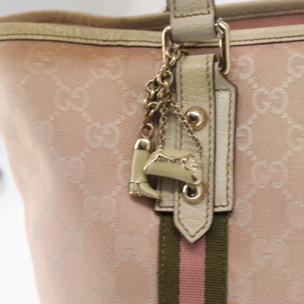 Gucci Jolicoeur Tote GG Canvas, PINK, CANVAS, Tote bag