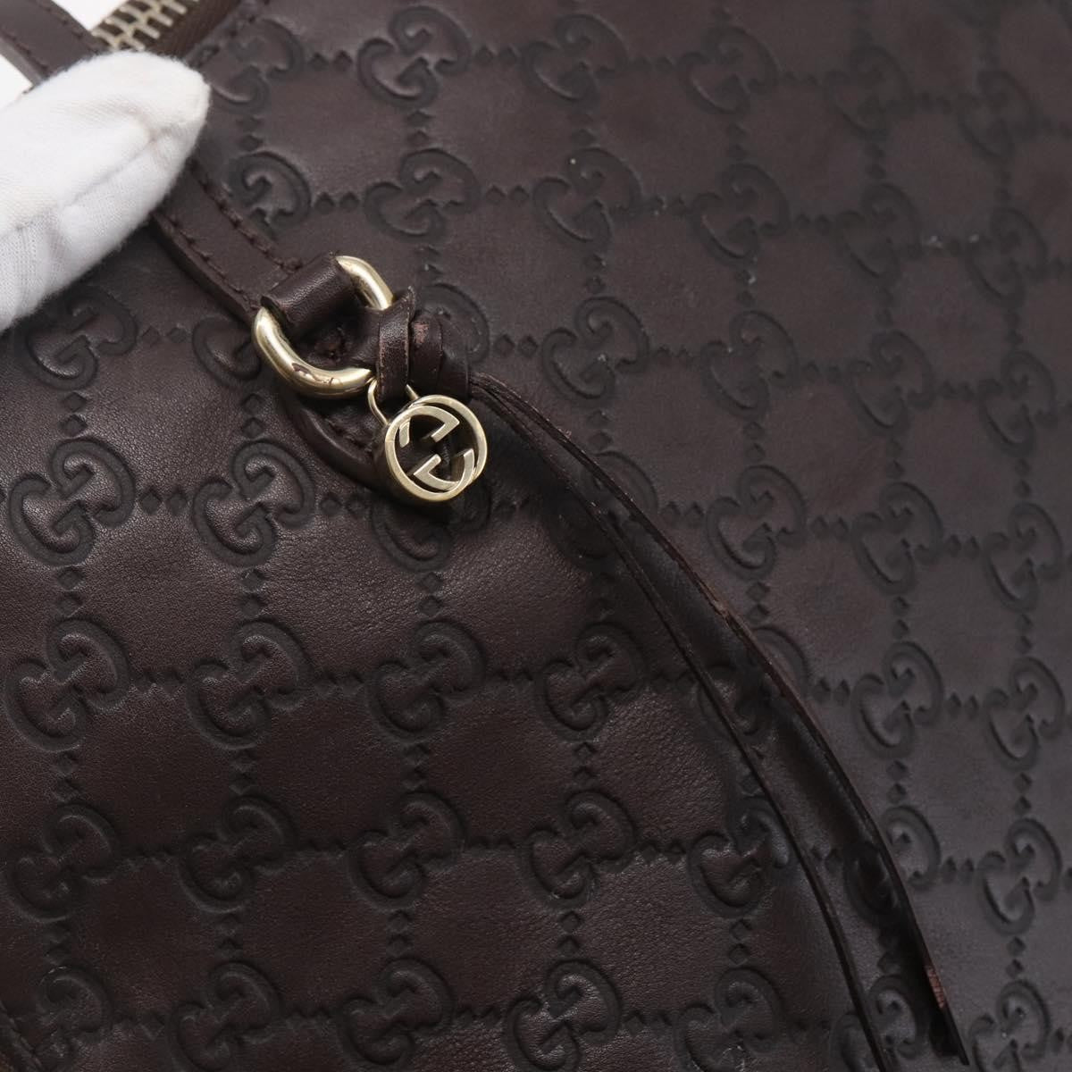 Gucci Bree Dome Tote Guccissima Leather, BROWN, LEATHER, Tote bag