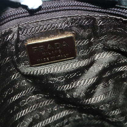 Prada Buckle Backpack Quilted Tessuto, GREEN, NYLON, Backpack