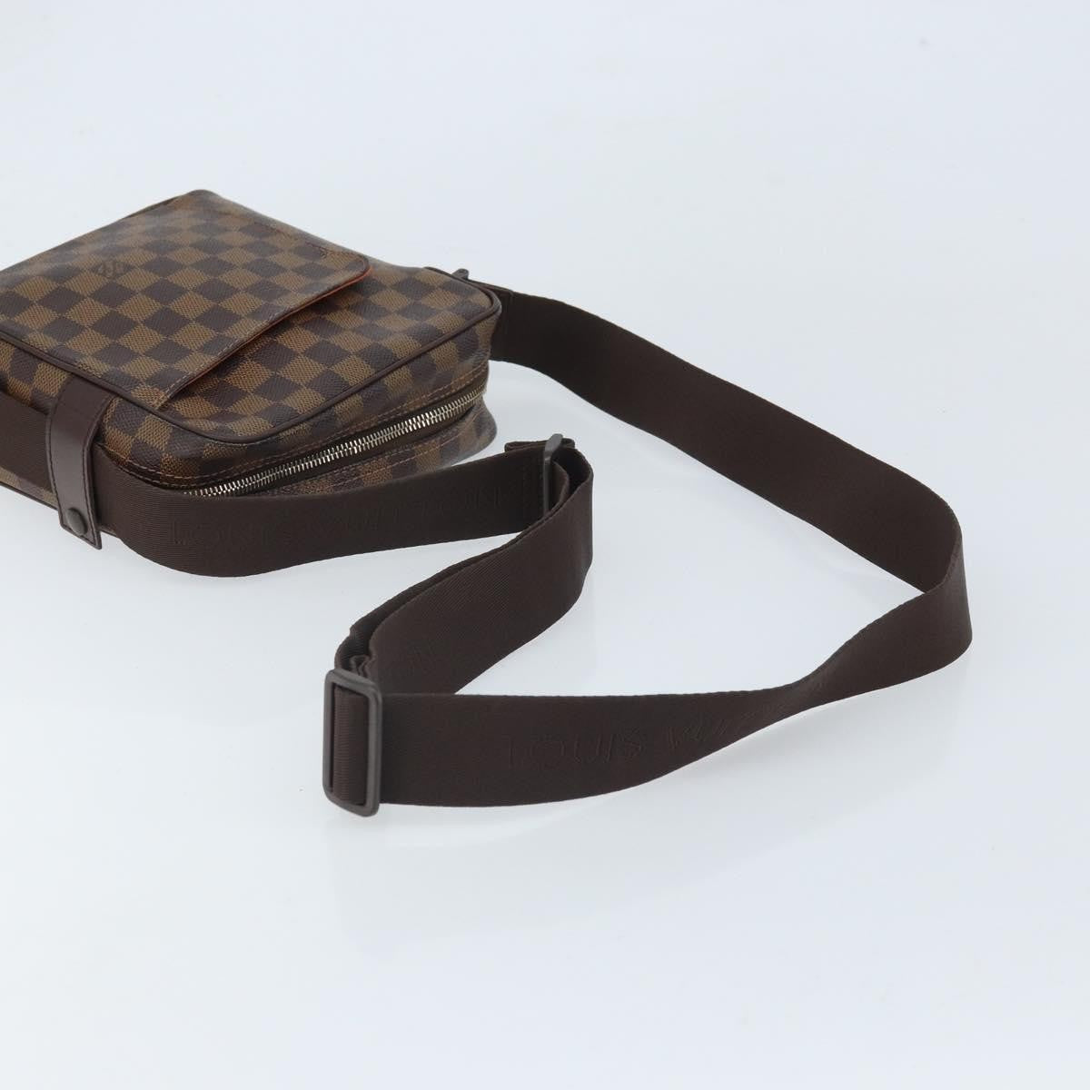 Louis Vuitton Olav Handbag Damier, BROWN, CANVAS, Shoulder bag