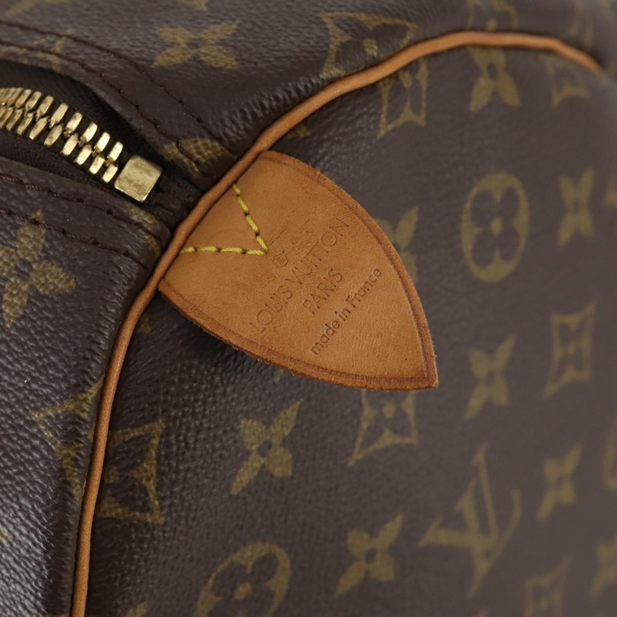 Louis Vuitton Keepall Bag Monogram Canvas, BROWN, CANVAS, Travel bag