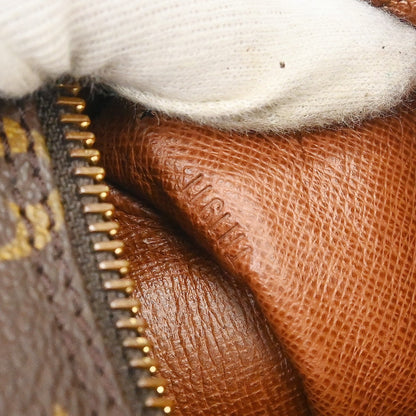 Louis Vuitton Papillon Handbag Monogram Canvas, Brown, Canvas, Handbag