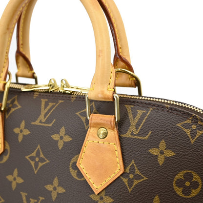 Louis Vuitton Alma Handbag Monogram Canvas, BROWN, CANVAS, Handbag