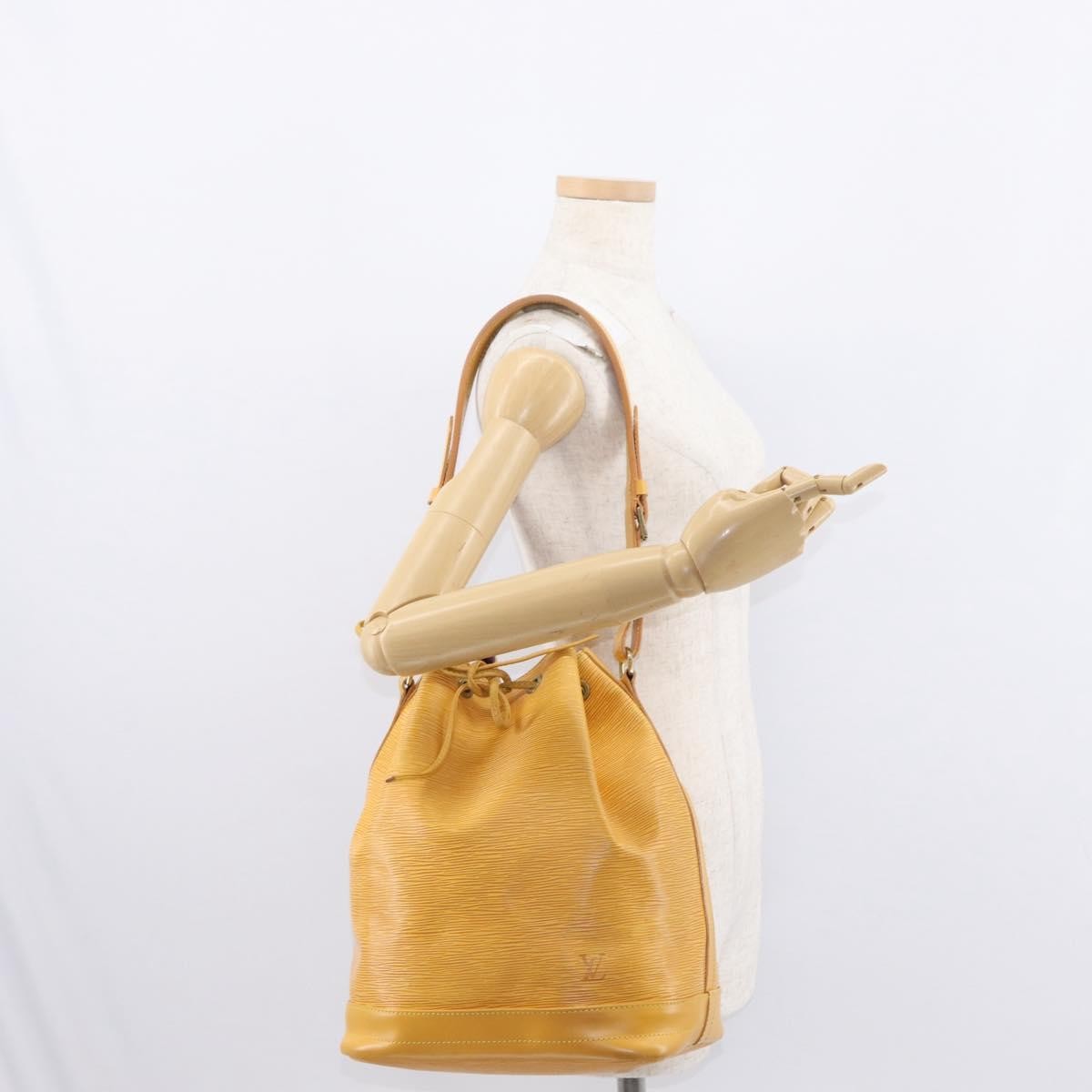 Louis Vuitton Noe Handbag Epi Leather, YELLOW, LEATHER, Shoulder bag