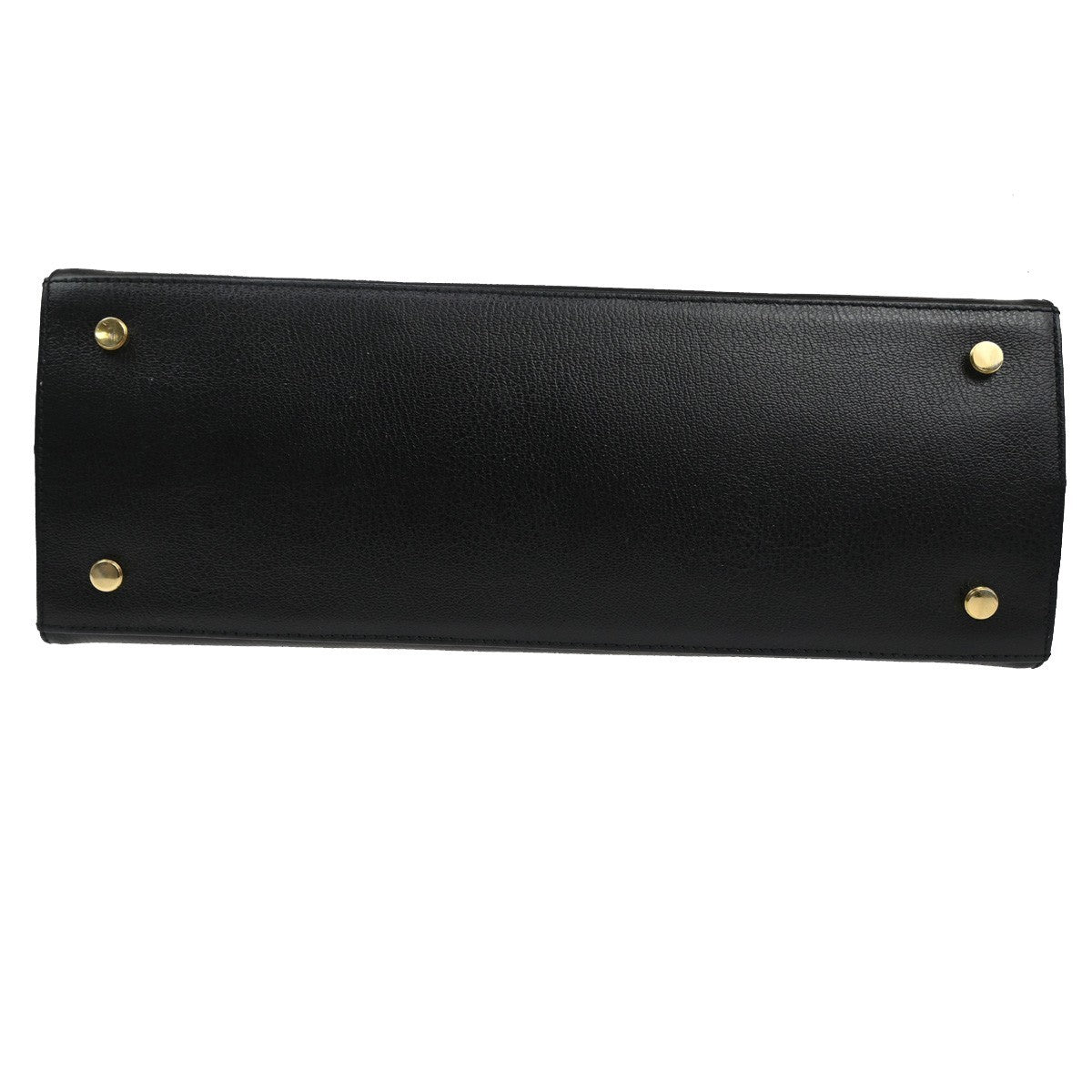 Salvatore Ferragamo Gancini Shoulder Bag Leather, BLACK, LEATHER, Shoulder bag