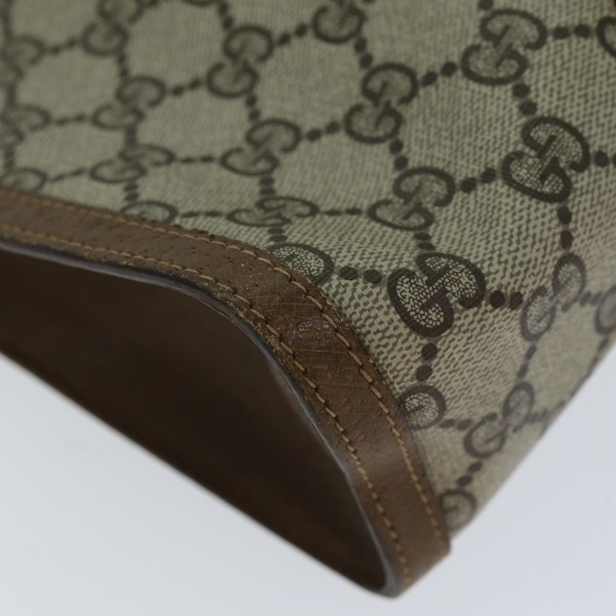 Gucci Sherry line pouch Canvas, Beige, Canvas, Clutch