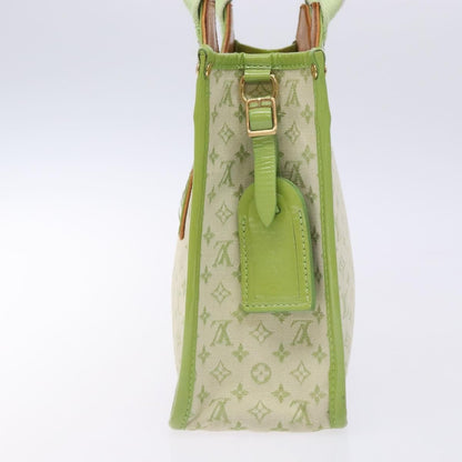 Louis Vuitton Kathleen Tote Mini Lin, GREEN, CANVAS, Tote bag